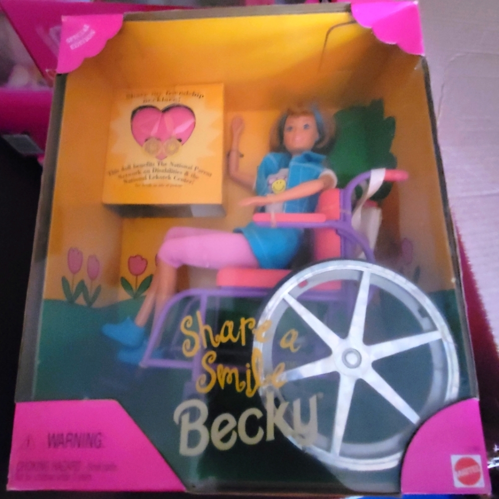 Mattel Barbie Becky Share a Smile 1997 NRFB